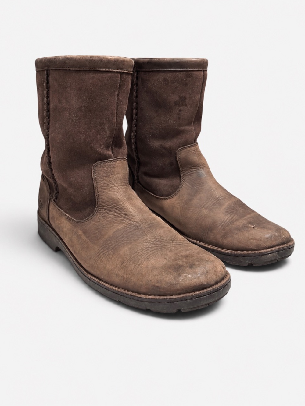 UGG Foerster Men’s Waterproof Leather Boots Size 11 Brown S/N 10077